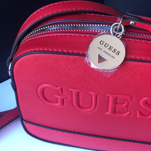 NEW🔥 GUESS RIDGEN RED CROSSBODY - Picture 8 of 12